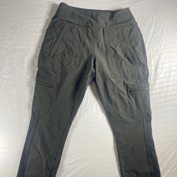 Athleta Pants - Athleta Deep Olive Utility Cargo Pants